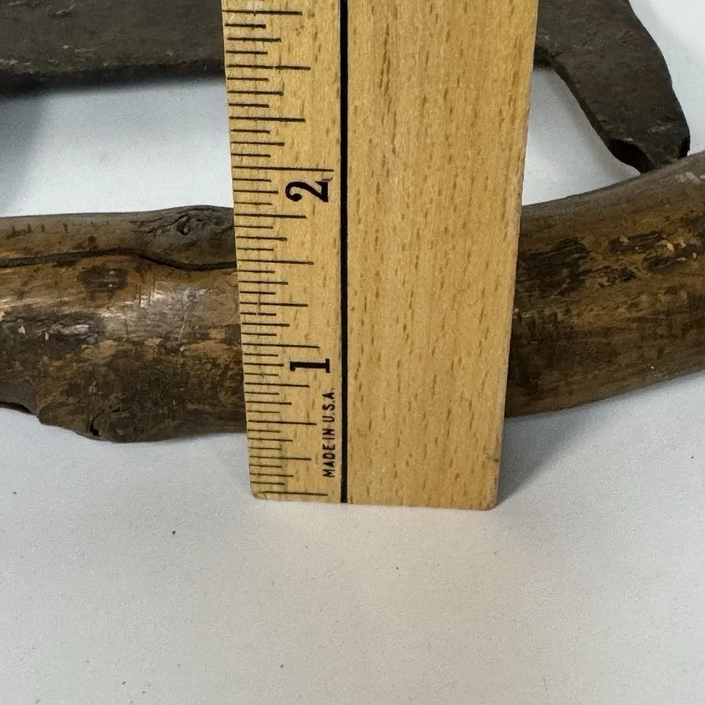 Antique‎ Hand Forged Wood Branch Handle Herb Chopper Early American Farmhouse